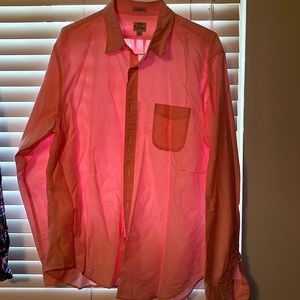 J. Crew XL Classic pink long sleeve